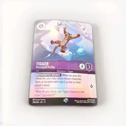 Disney Lorcana Winterspell Tigger Bouncing All the Way Epic 208/204 Foil - Image 1