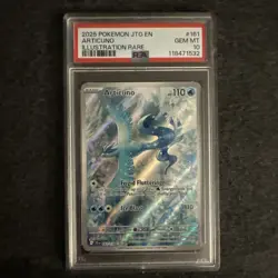 POKEMON PSA 10 2025 SV Journey Together Articuno 161/159 Illustration Rare - Image 1