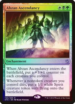 Abzan Ascendancy FOIL Khans of Tarkir NM White Black Green Rare CARD ABUGames - Image 1