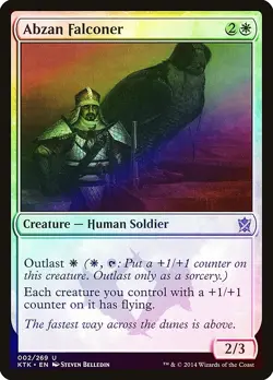 Abzan Falconer FOIL Khans of Tarkir NM White Uncommon MAGIC MTG CARD ABUGames - Image 1