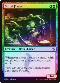 Sultai Flayer FOIL Khans of Tarkir NM Green Uncommon MAGIC MTG CARD ABUGames - Image 1