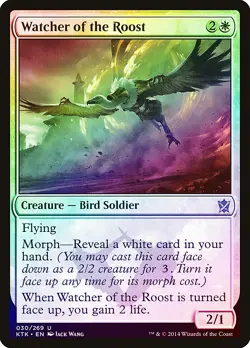 Watcher of the Roost FOIL Khans of Tarkir NM White Uncommon MTG CARD ABUGames - Image 1