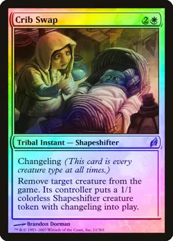 Crib Swap FOIL Lorwyn PLD White Uncommon MAGIC THE GATHERING CARD ABUGames - Image 1