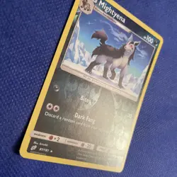 Sun & Moon Team Up #87/181 Mightyena - Reverse Holo Card - NM - Image 2