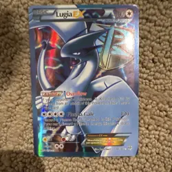 Pokemon Lugia EX Ultra Rare Plasma Storm Full Art Holo 134/135 Dragon Card 2012 - Image 1