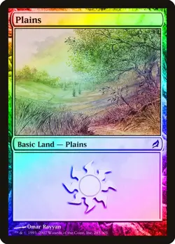 Plains (285) FOIL Lorwyn NM Basic Land MAGIC THE GATHERING MTG CARD ABUGames - Image 1