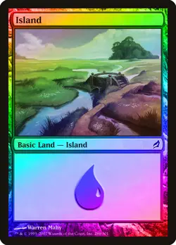 Island (286) FOIL Lorwyn PLD Basic Land MAGIC THE GATHERING MTG CARD ABUGames - Image 1
