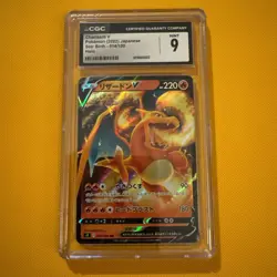 Pokemon TCG Charizard V 014/100 S9 Star Birth CGC 9 Mint Holo Japanese Card - Image 1