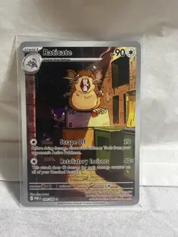 Raticate 099/088 Illustration Rare 2026 Pokemon Perfect Order Full Art Card NM - Image 1