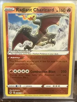 Radiant Charizard 020/159 Crown Zenith Radiant Rare Holo Pokemon Card 2023 - Image 1