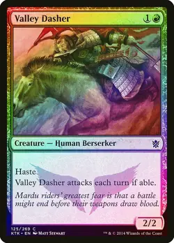 Valley Dasher FOIL Khans of Tarkir NM Red Common MAGIC GATHERING CARD ABUGames - Image 1