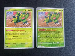 Pokemon TCG Maractus 008/159 JGN 2-Card Lot English 2023 - Image 1