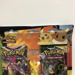 Pokemon TCG Evolving Skies Astral Radiance Pikachu Eraser 2 Pack Blister - Image 2