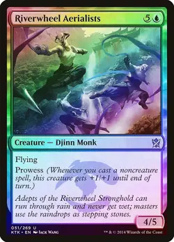 Riverwheel Aerialists FOIL Khans of Tarkir NM Blue Uncommon MTG CARD ABUGames - Image 1