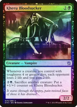 Kheru Bloodsucker FOIL Khans of Tarkir NM Black Uncommon MAGIC CARD ABUGames - Image 1