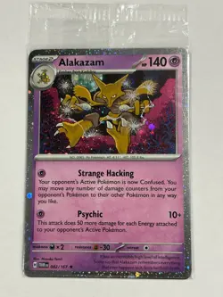 Alakazam Holo Pokemon TCG Card Cosmos Collection 082/167 Sealed NM - Image 2