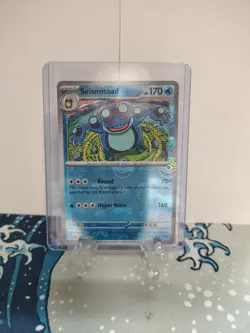 Seismitoad 21/86 Reverse Holo Masterball Pokemon Card Black Bolt - Image 1