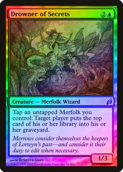 Drowner of Secrets FOIL Lorwyn PLD Blue Uncommon MAGIC MTG CARD ABUGames - Image 1