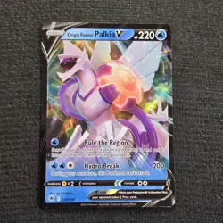 Pokemon TCG Astral Radiance Origin Forme Palkia V Holo Card 39 - Image 1