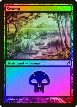 Swamp (293) FOIL Lorwyn NM Basic Land MAGIC THE GATHERING MTG CARD ABUGames - Image 1