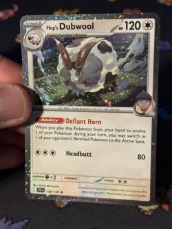Pokemon Cards Hop’s Dubwool 136/159 Cosmos Holo Collection Promo - (NM) - Image 2