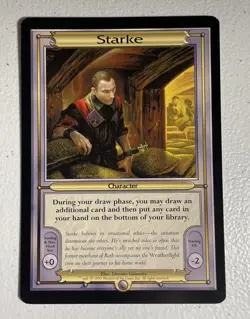 MTG Magic: The Gathering Starke Vanguard Oversized Card *Near Mint* WotC 1997 - Image 1