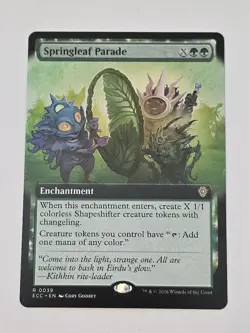 Springleaf Parade (Extended Art) Commander: Lorwyn Eclipsed Regular - Image 1