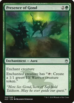 Presence of Gond Foil Masters 25 184 NM MTG - Image 1