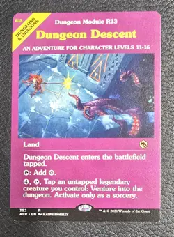 Dungeon Descent - Dungeon Module Showcase NM MTG Magic Forgotten Realms - Image 1