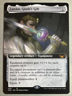 MTG / Luxior, Giada's Gift / SNC / #439 / Regular (Extended Art) / Rare / NM - Image 1