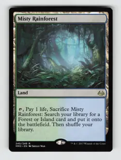Misty Rainforest*Non-Foil* Modern Masters 2017 240 LP - Image 1