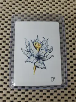 BLACK LOTUS MTG Sketch (Gray/Gold) Dan Frazier Art Artist Proof SIGNED SWAMP - Image 1