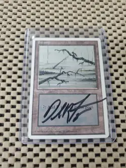 BLACK LOTUS MTG Sketch (Gray/Gold) Dan Frazier Art Artist Proof SIGNED SWAMP - Image 4