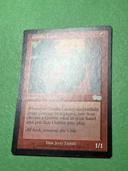 **Goblin Lackey** ~Urza's Saga~ MTG: Magic the Gathering, Light Play (LP) - Image 2