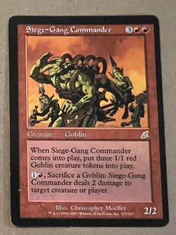 Siege-Gang Commander - Scourge - MTG - Magic the Gathering - LP - Image 1