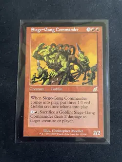 Mtg X1 Siege-Gang Commander Scourge Magic The Gathering - Image 1