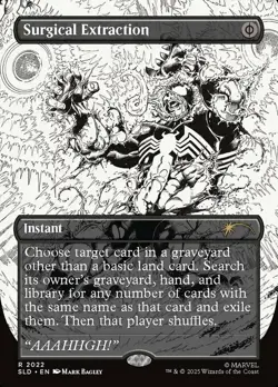 1x Surgical Extraction (2022) - Foil NM-Mint, English Secret Lair MTG Magic - Image 1
