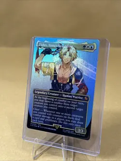 [1x] Tidus, Yuna's Guardian - FOIL - Borderless Near Mint, English UB: Final Fan - Image 1