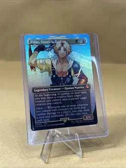 [1x] Tidus, Yuna's Guardian - FOIL - Borderless Near Mint, English UB: Final Fan - Image 2