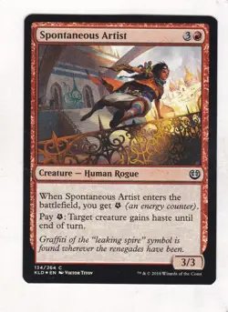 Magic: MTG: Kaladesh: Foil: Spontaneous Artist - Image 1