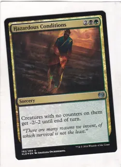 Magic: MTG: Kaladesh: Foil: Hazardous Conditions - Image 1