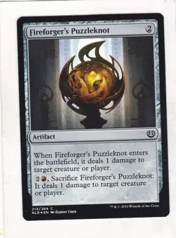 Magic: MTG: Kaladesh: Foil: Fireforger's Puzzleknot - Image 1