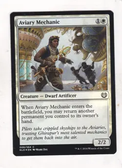 Magic: MTG: Kaladesh: Foil: Aviary Mechanic - Image 1