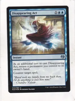 Magic: MTG: Kaladesh: Foil: Disappearing Act - Image 1