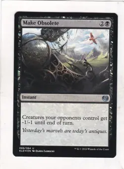 Magic: MTG: Kaladesh: Foil: Make Obsolete - Image 1