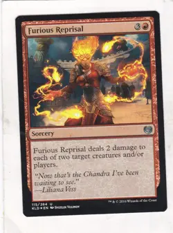 Magic: MTG: Kaladesh: Foil: Furious Reprisal - Image 1