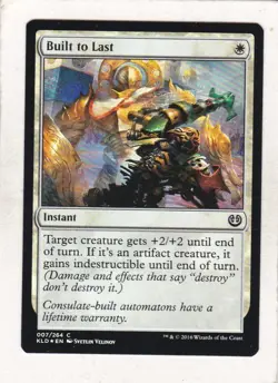 Magic: MTG: Kaladesh: Foil: Built to Last - Image 1