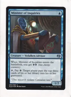 Magic: MTG: Kaladesh: Foil: Minister of Inquiries - Image 1
