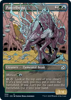 Parcelbeast - Foil - Showcase - Lightly Played, English - Ikoria: Lair of Behemo - Image 1