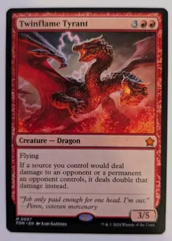 Twinflame Tyrant FDN #97 Regular NM - Image 1